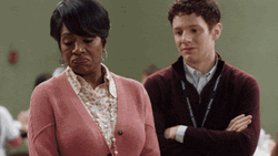 Tsk Tsk Abbott Elementary Cast GIF