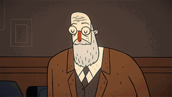 Tsk Tsk Old Bald Man With Beard GIF