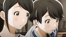 Tsuki Ga Kirei Hold Hands GIF