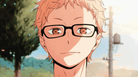 Tsukishima Kei Haikyuu GIF