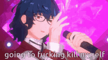 Tsumugi Aoba English Ensemble Stars Kill Myself Meme GIF