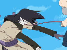 Tsunade Giving Orochimaru A Hard Punch GIF