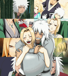Tsunade Hugging Jiraya GIF