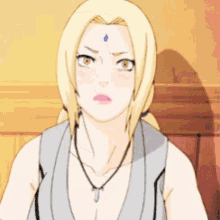 Tsunade Laughing While Mocking Someone GIF