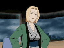 Tsunade Meh Boring Facial Expression GIF