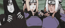 Tsunade With Jiraya & Orochimaru GIF
