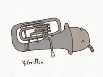 Tuba With Name Griffin GIF