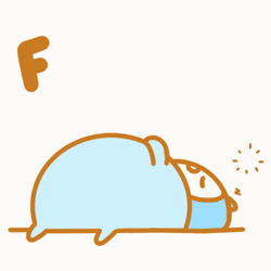 Tubby Blue Cat Passed Out Food Coma GIF