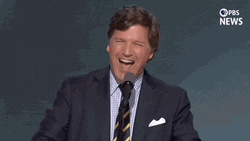 Tucker Carlson Laughing Out Loud GIF