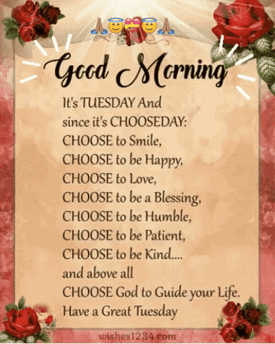 Tuesday Chooseday Choose To Smile Be Happy Love GIF