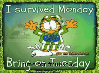 Tuesday Garfield GIF