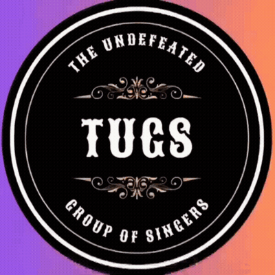 Tugs Group Singers Logo Purple Orange Background GIF