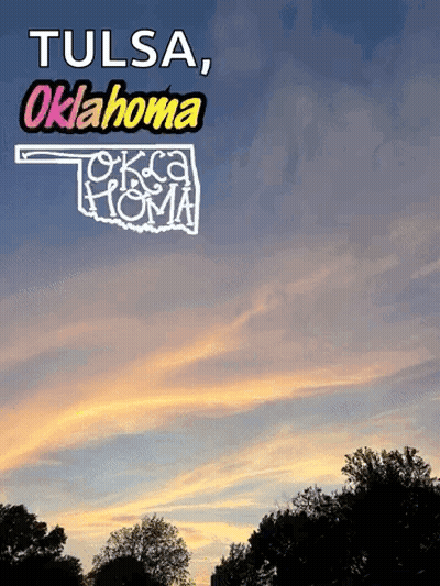 Tulsa Oklahoma Sunset Sky GIF