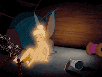 Tumbled Down Tinkerbell GIF