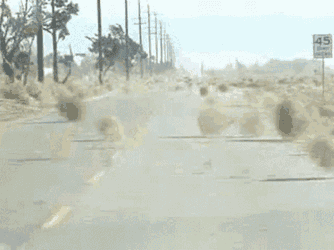 Tumbleweed Dust GIF