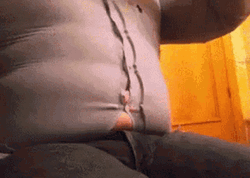 Tummy Coming Out From Shirt GIF
