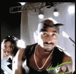 Tupac Posing At Camera