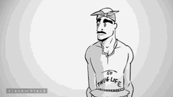 Tupac Shakur Cartoon Thug Life GIF
