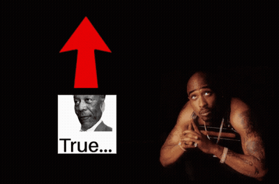 Tupac Shakur Red Arrow Up True GIF