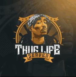 Tupac Shakur Thug Life Logo GIF