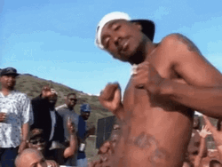 Tupac Wiggling At Pit