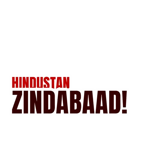 Turbaned Man Fist Up Hindustan Zindabaad Sticker