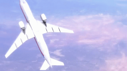 Turbulence Meme Crashing Plane GIF