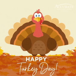Turkey Day Animated Bird With Leaves Falling GIF