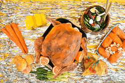 Turkey Day Ingredients For Cooking Bird GIF