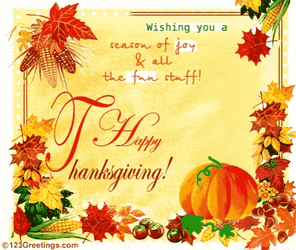 Turkey Happy Thanksgiving GIF