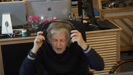 Turn It Up Pumped Up Paul McCartney GIF
