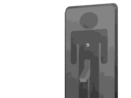 Turn Next Sign With Person Picture Sticker