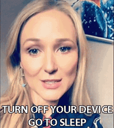 Turn Off Your Device Go To Sleep GIF