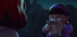Turning Red Abby Throwing Papers GIF