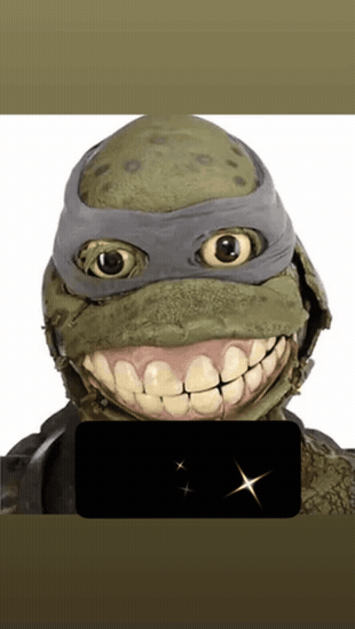 Turtle With Big Smile GIF