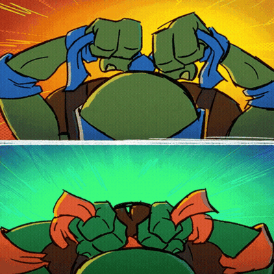 Turtle With Blue Scarf GIF