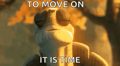 Turtle With Eyes Closed To Move On It Is Time GIF