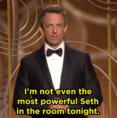 Tuxedo Man Saying I'm Not Most Powerful Seth GIF