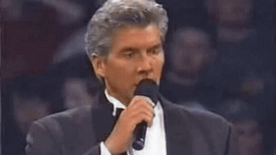 Tuxedo Man Singing Let's Get Ready To GIF