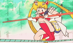 Tuxedo Mask Saves Sailor Moon