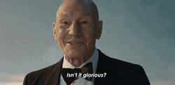 Tuxedo Patrick Stewart GIF