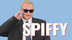 Tuxedo Spiffy Glasses GIF