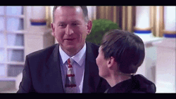 Tv Host Got Throat Punch GIF