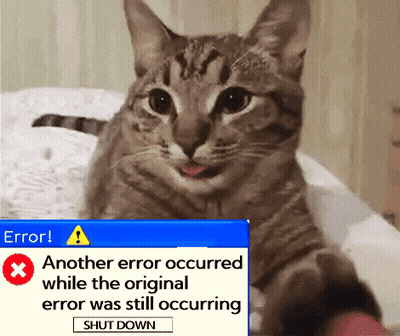 TV Screen Error Message Disciple Of Sleep GIF