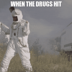 Tweaker Dances When Drugs Hit GIF