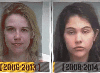Tweaker Girl Transformation Through Years GIF
