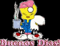 Tweetie Bird Buenos Dias GIF