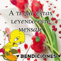 Tweety Bird Bendiciones Sticker  GIF
