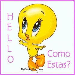 Tweety Bird Hello GIF