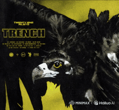 Twenty One Pilots Trench Album Cover With A Bird GIF